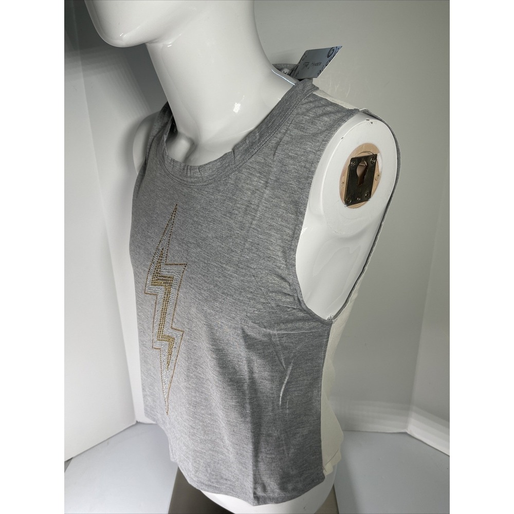 The Hanger Womens Active Wear Tank Top Shirt Size Medium Mesh Back Yoga